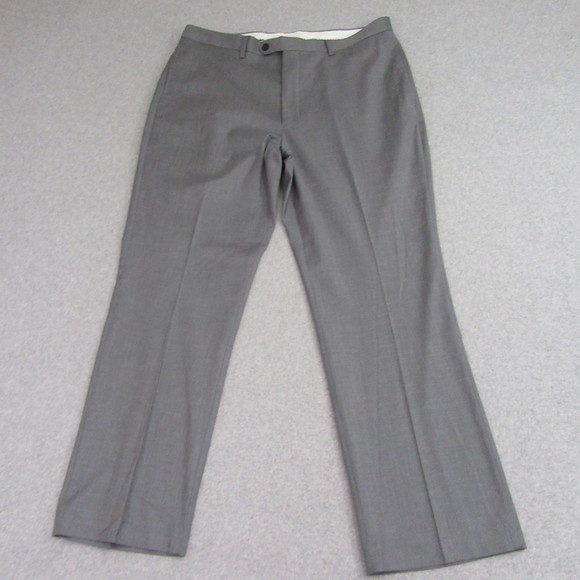 Daniel Cremieux Mens Dress Pants 36 x 29 Gray Stretch Signature - Picture 2 of 11